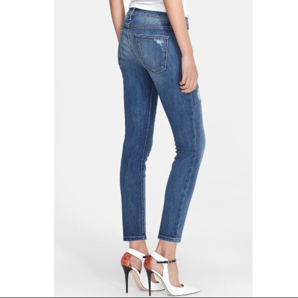 Current Elliott Stiletto Destroyed Skinny jeans 25 - Picture 3 of 8